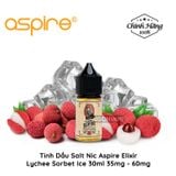  Aspire Elixir Lychee Sorbet Salt 30ml Tinh Dầu Vape Chính Hãng 