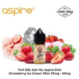  Aspire Elixir Strawberry Ice Cream Salt 30ml Tinh Dầu Vape Chính Hãng 