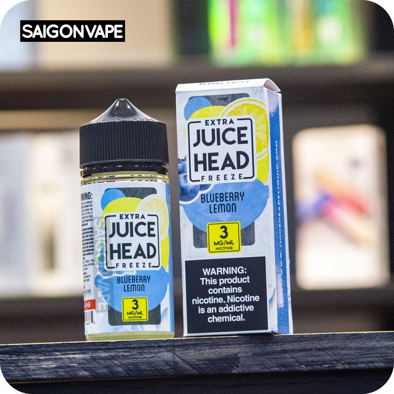 Juice Head Extra Freeze Blueberry Lemon 100ml Tinh Dầu Vape Pod