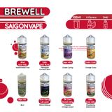  Brewell Watermelon Kiwi Freebase 100ml Tinh Dầu Vape Mỹ Chính Hãng 