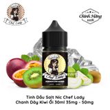  Chef Lady Passion Kiwi Guva Salt 30ml Tinh Dầu Vape Chính Hãng 