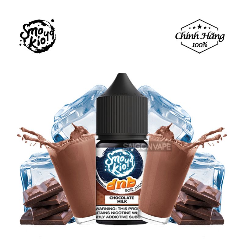 Smokio 49 DnB Chocolate Milk Salt 30ml Tinh Dầu Vape Chính Hãng