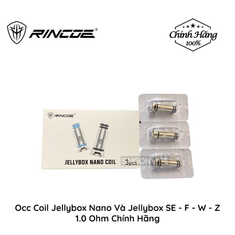  Coil Occ Jellybox Nano Và Jellybox SE F W Z 1.0 Ohm Chính Hãng 