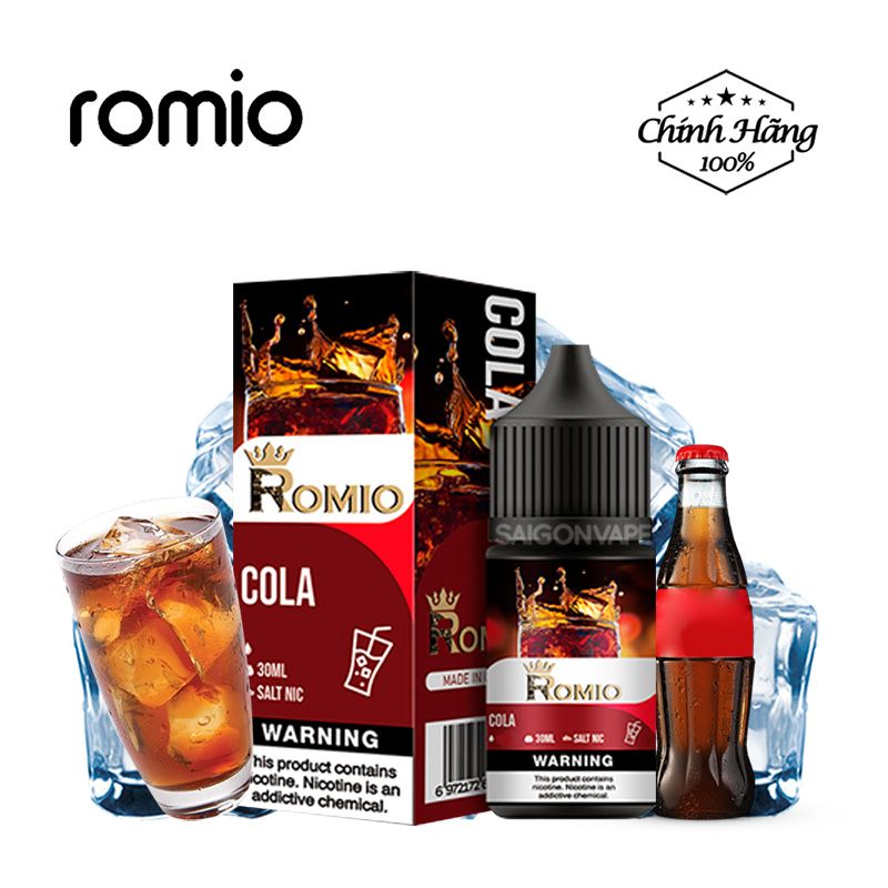  Romio King Ice Cola Salt 30ml Chính Hãng 