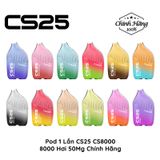  CS25 CS8000 8000 Hơi Grape Vape Pod Hút 1 Lần Chính Hãng 