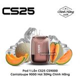  CS25 CS9000 9000 Hơi Cantaloupe Vape Pod Hút 1 Lần Chính Hãng 