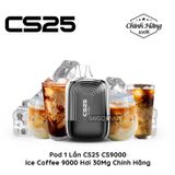  CS25 CS9000 9000 Hơi Ice Coffee Vape Pod Hút 1 Lần Chính Hãng 