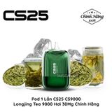  CS25 CS9000 9000 Hơi Longjing Tea Vape Pod Hút 1 Lần Chính Hãng 