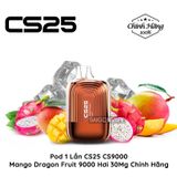  CS25 CS9000 9000 Hơi Mango Dragon Fruit Vape Pod Hút 1 Lần Chính Hãng 