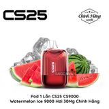  CS25 CS9000 9000 Hơi Watermelon Ice Vape Pod Hút 1 Lần Chính Hãng 