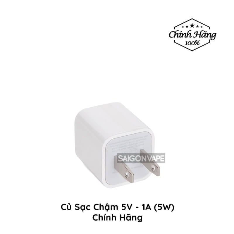  Củ Sạc Adapter 5V-1.5A Phù Hợp Cho Máy Vape Pod Chính Hãng 