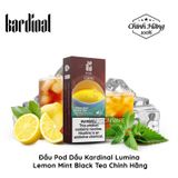  Đầu Pod Dầu Kardinal Lumina Lemon Mint Black Tea Chính Hãng 