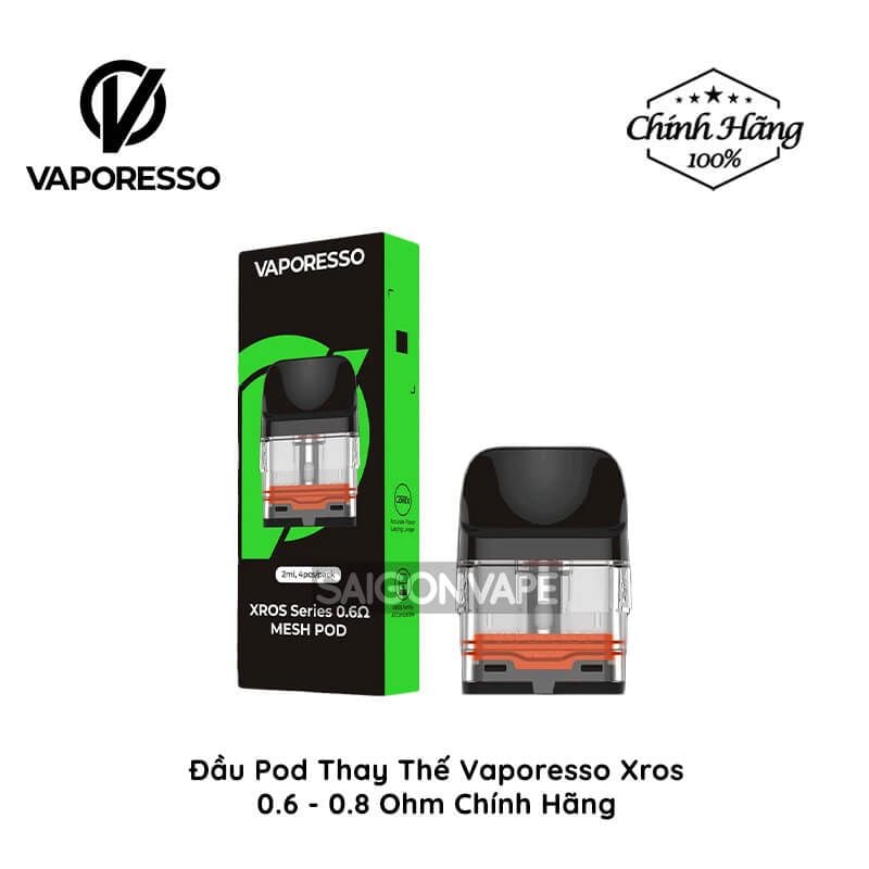  Đầu Pod Thay Thế Xros Vaporesso 2ml Top Fill Chính Hãng 