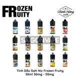  Frozen Fruity Iced Burst Logan Lychee Salt 30ml Tinh Dầu Vape Mỹ Chính Hãng 