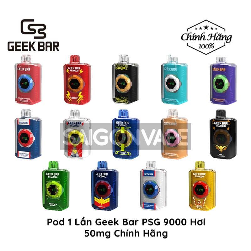  Geek Bar PSG9000 9000 Hơi Classic Double Root Beer Vape Pod Hút 1 Lần Chính Hãng 