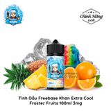  Khan Extra Cool Froster Fruits Freebase 100ml Tinh Dầu Vape Mỹ Chính Hãng 