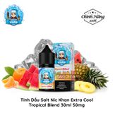  Khan Extra Cool Tropical Blend Salt 30ml Tinh Dầu Vape Mỹ Chính Hãng 