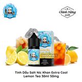  Khan Extra Cool Lemon Tea Salt 30ml Tinh Dầu Vape Mỹ Chính Hãng 