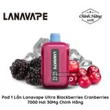  LANAVAPE Ultra 7000 Hơi Blackberries Cranberries Vape Pod Hút 1 Lần Chính Hãng 