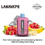  LANAVAPE Ultra 7000 Hơi Strawberry Banana Vape Pod Hút 1 Lần Chính Hãng 