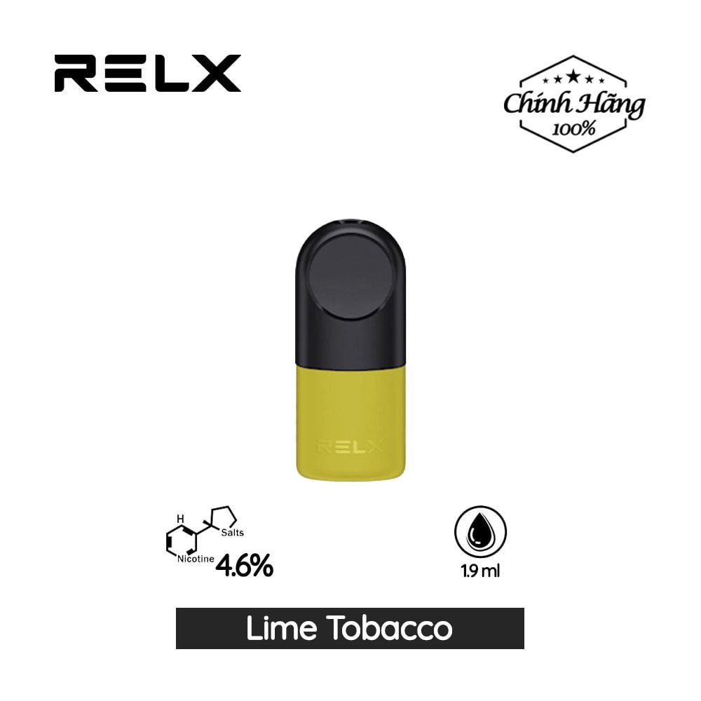  RELX Pod Pro Lime Tobacco Chính Hãng Cho RELX Infinity - RELX Essential 