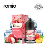  Romio King Ice Lychee Peach Salt 30ml Chính Hãng 