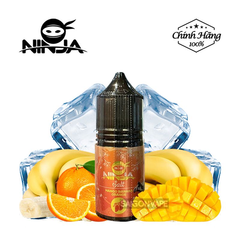 Ninja Salt Mango Banana Orange 30ml Chính Hãng SGV 24H