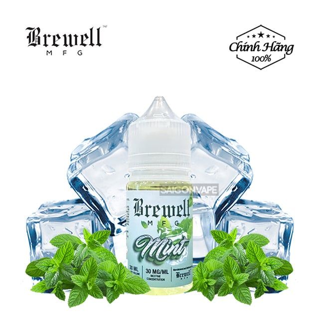  Brewell Mint Salt 30ml Chính Hãng 