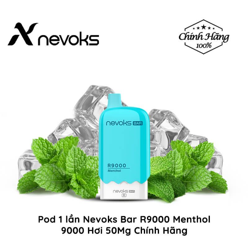  Nevoks Bar R9000 Hơi Menthol Vape Pod Hút 1 Lần Chính Hãng 