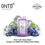  ONTO Obar 12000 Hơi Grape Ice Vape Pod Hút 1 Lần Chính Hãng 