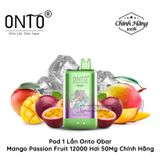  ONTO Obar 12000 Hơi Mango Passion Fruit Vape Pod Hút 1 Lần Chính Hãng 