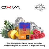  OXVA OXBAR Magic Maze Pro 10000 Hơi Razz Pineapple Vape Pod Hút 1 Lần Chính Hãng 