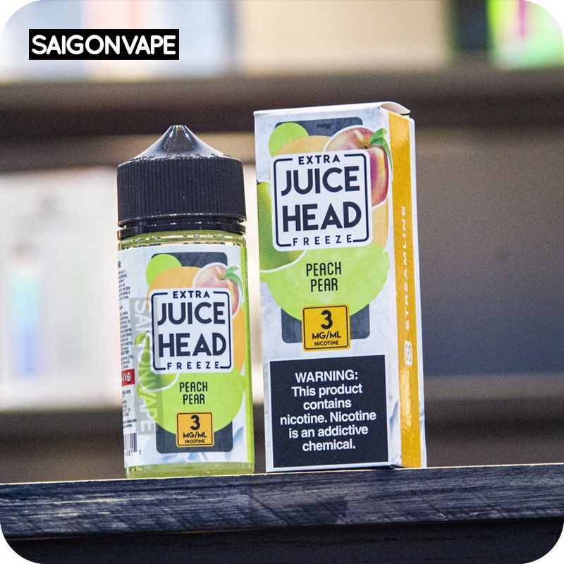 Juice Head Extra Freeze Peach Pear 100ml Chính Hãng Tinh Dầu Vape