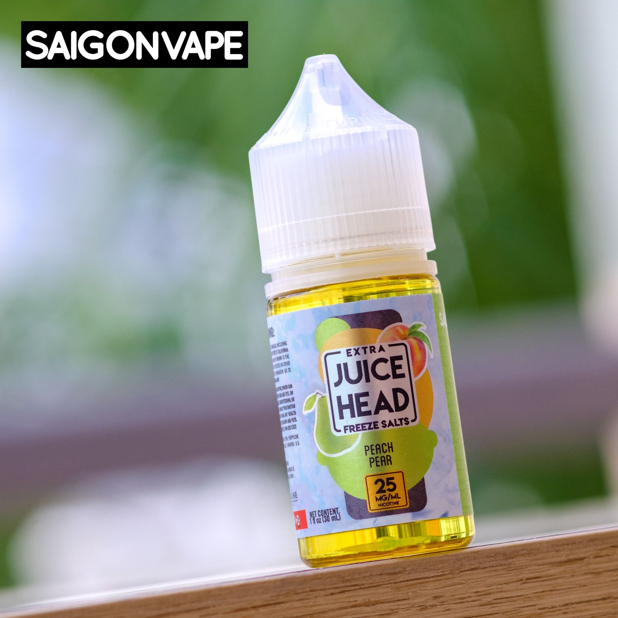 Juice Head Extra Freeze Peach Pear Salt 30ml Chính Hãng