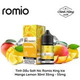  Romio King Ice Mango Lemon Salt 30ml Tinh Dầu Vape Chính Hãng 