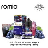  Romio King Ice Grape Soda Salt 30ml Tinh Dầu Vape Chính Hãng 