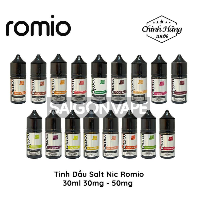  Romio Melon Salt 30ml Tinh Dầu Vape Chính Hãng 