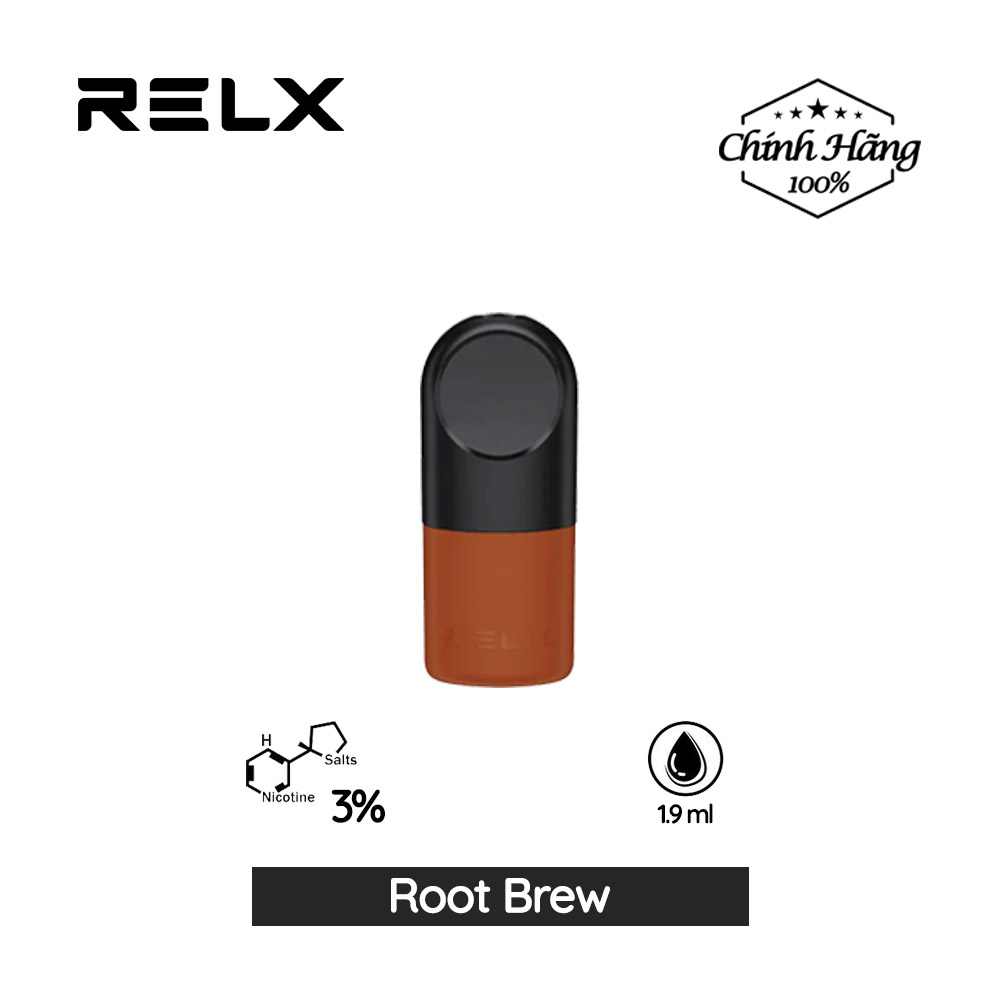RELX Pod Pro Root Brew: Thơm ngon và đầy hương vị, RELX Pod Pro Root Brew là một lựa chọn tuyệt vời cho người yêu thích vaping vào năm