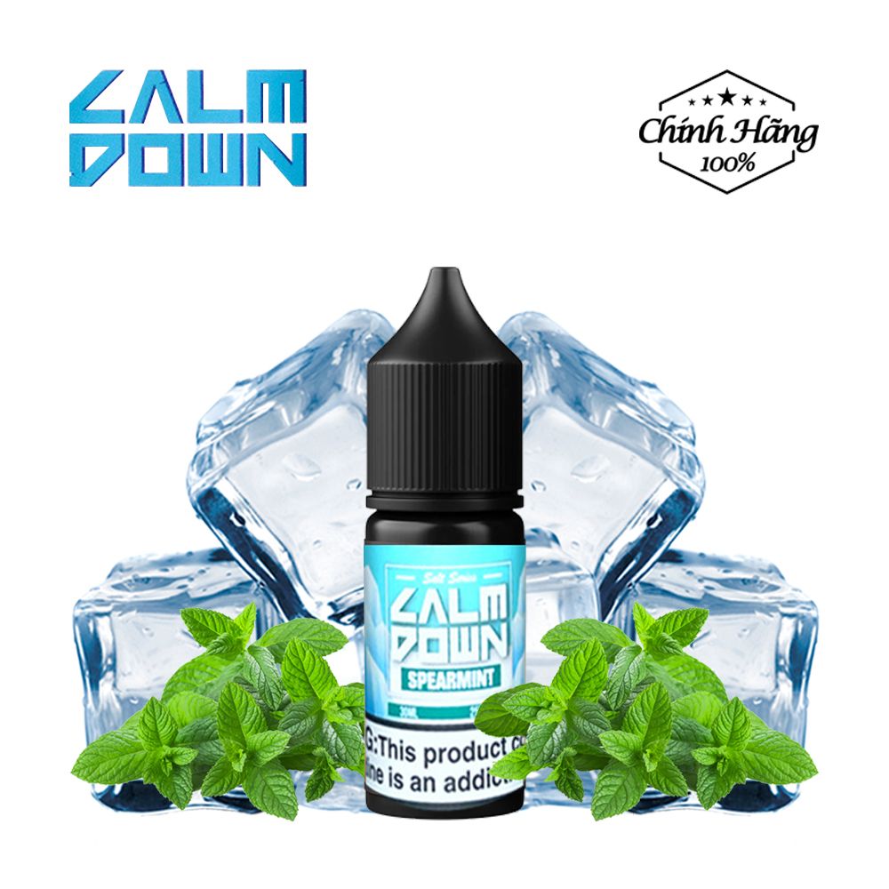 Calm Down Spearmint Salt 30ml Chính Hãng - Shop Vape Pod Sài Gòn