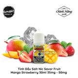  Savor Fruit Mango Strawberry Salt 30ml Tinh dầu Vape Mỹ Chính Hãng 