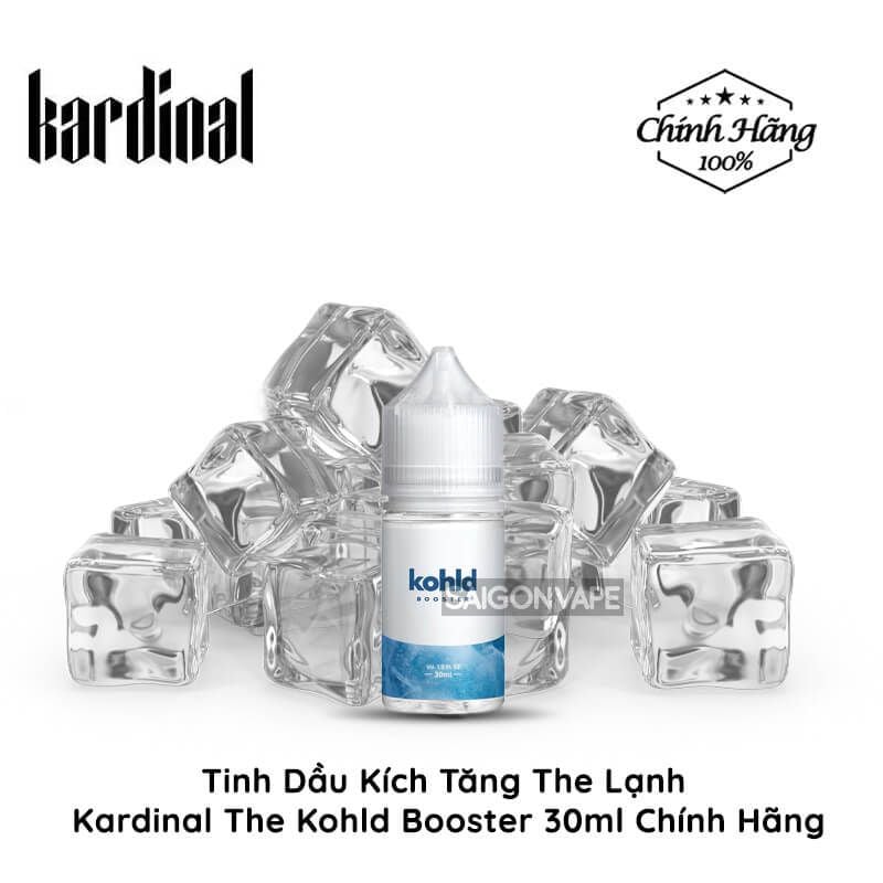  Kardinal Kohld Booster 30ml Tinh Dầu Vape Malaysia Chính Hãng 