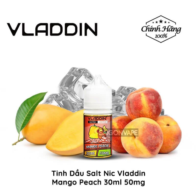  Vladdin Mango Peach Salt 30ml Tinh Dầu Vape Chính Hãng 