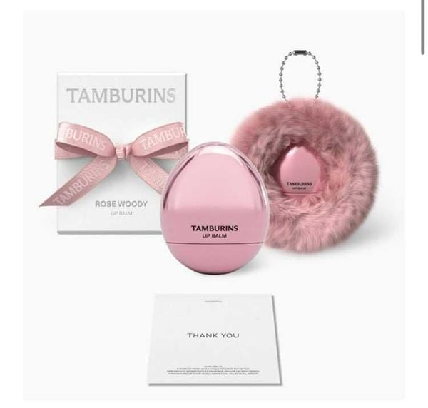  Lip Balm Rose Woody + Fur Keyring 