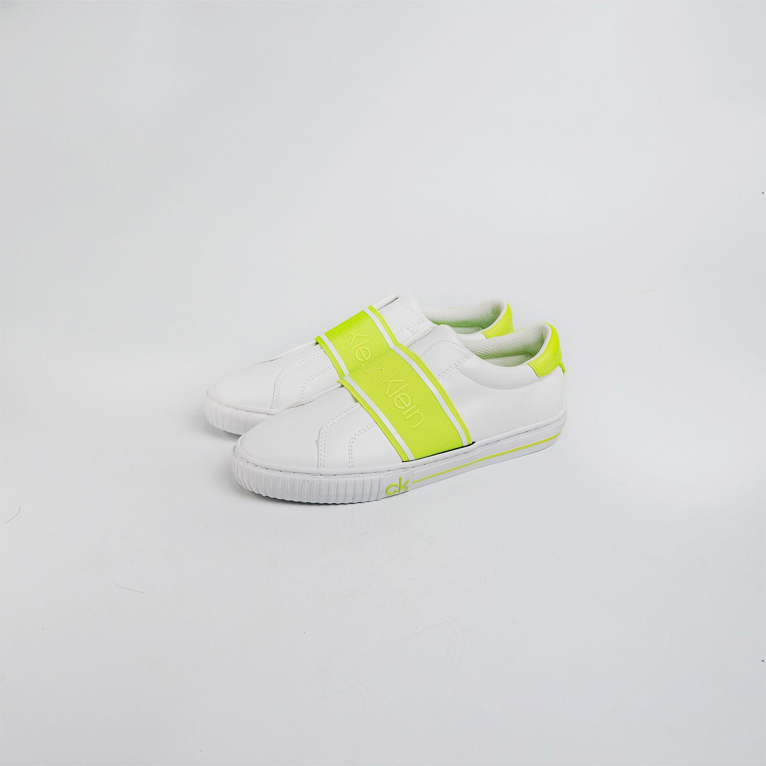 Calvin Klein Clairen Logo Slip-On Sneakers 'White Green' - BH5015144 – TKG  STORE