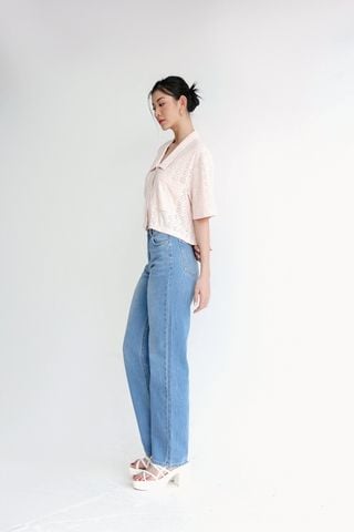 Quần jeans suông form vừa - JO18