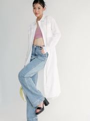 Quần jeans ống đứng viền lai túi xéo - JN03