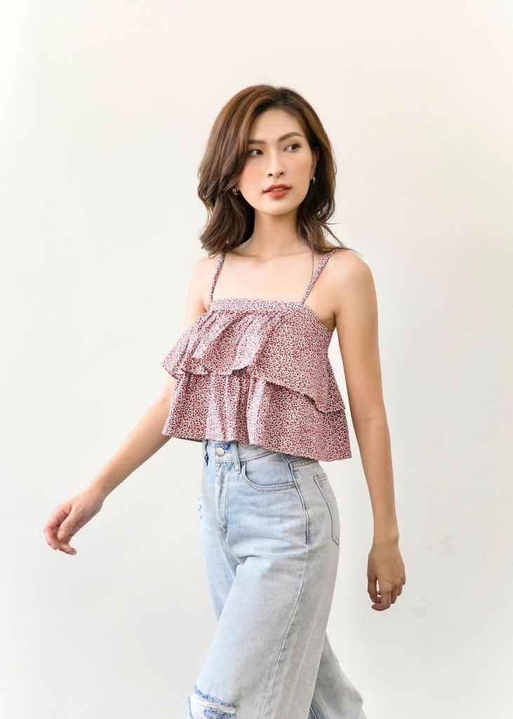 Quần jeans suông mài rách - HJN03