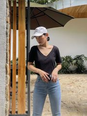 Skinny đáy cao 2 nút (Nhạt) - HMR17_Nhạt