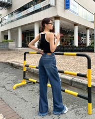 Quần Jeans Rách Form Suông - KJL03