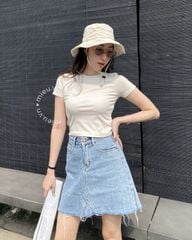 Váy jeans ráp cắt lai - HD24